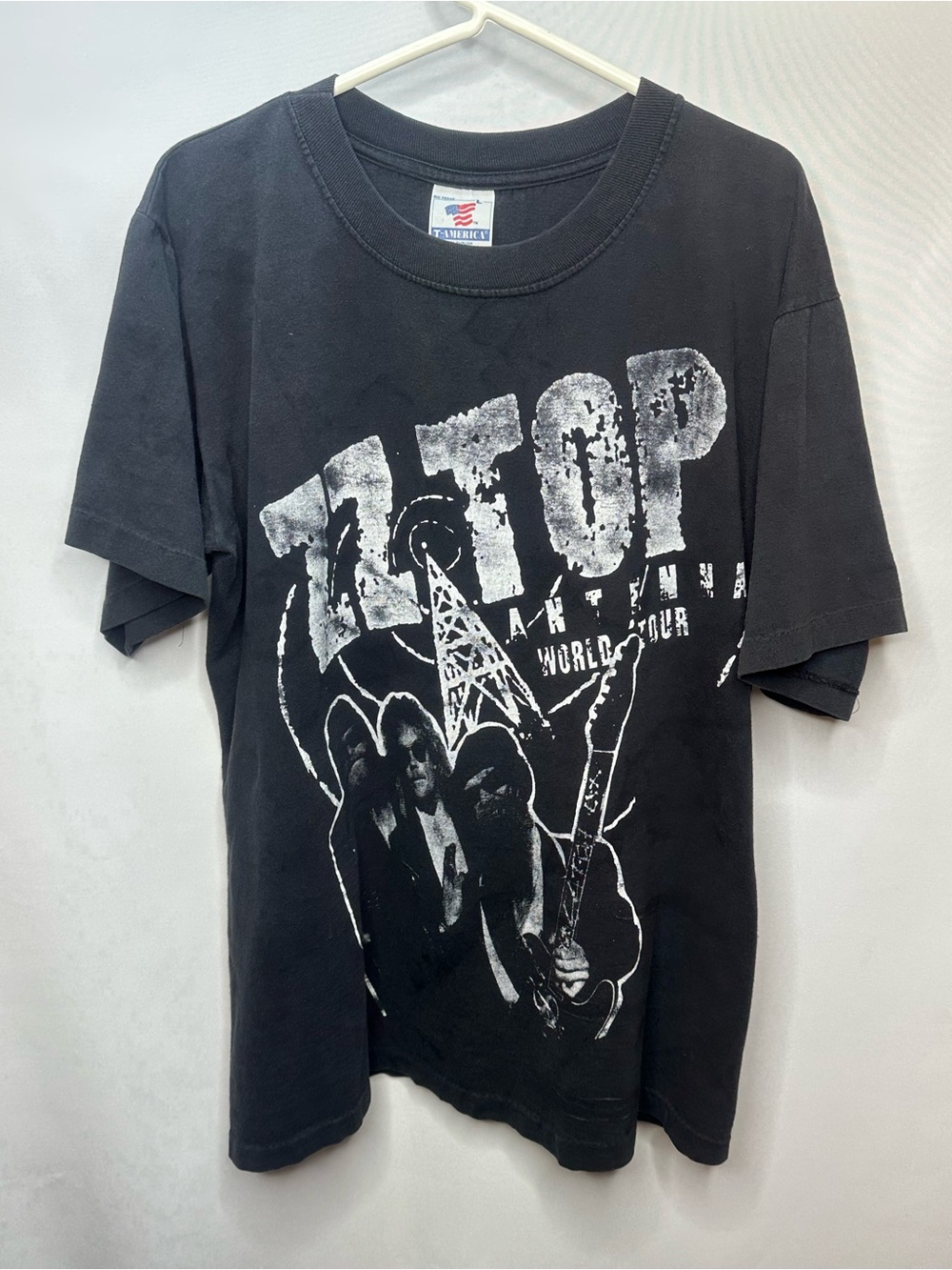 Very Rare Vintage 1994 ZZ Top Antenna World Tour T-Shirt – Size L